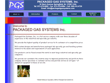 Tablet Screenshot of packagedgassystems.com